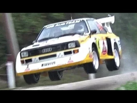 AUDI S1 Quattro – Saut, Erreur, Flammes