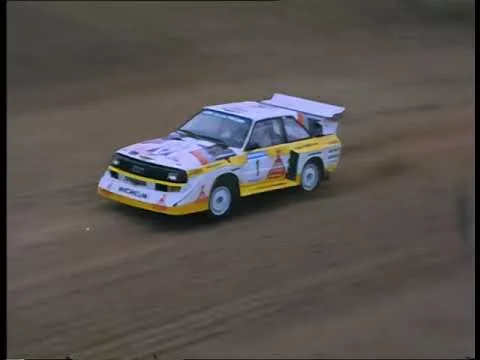 Walter Röhrl dans son Audi Sport Quattro S1 (à bord) (1440p / 50fps)