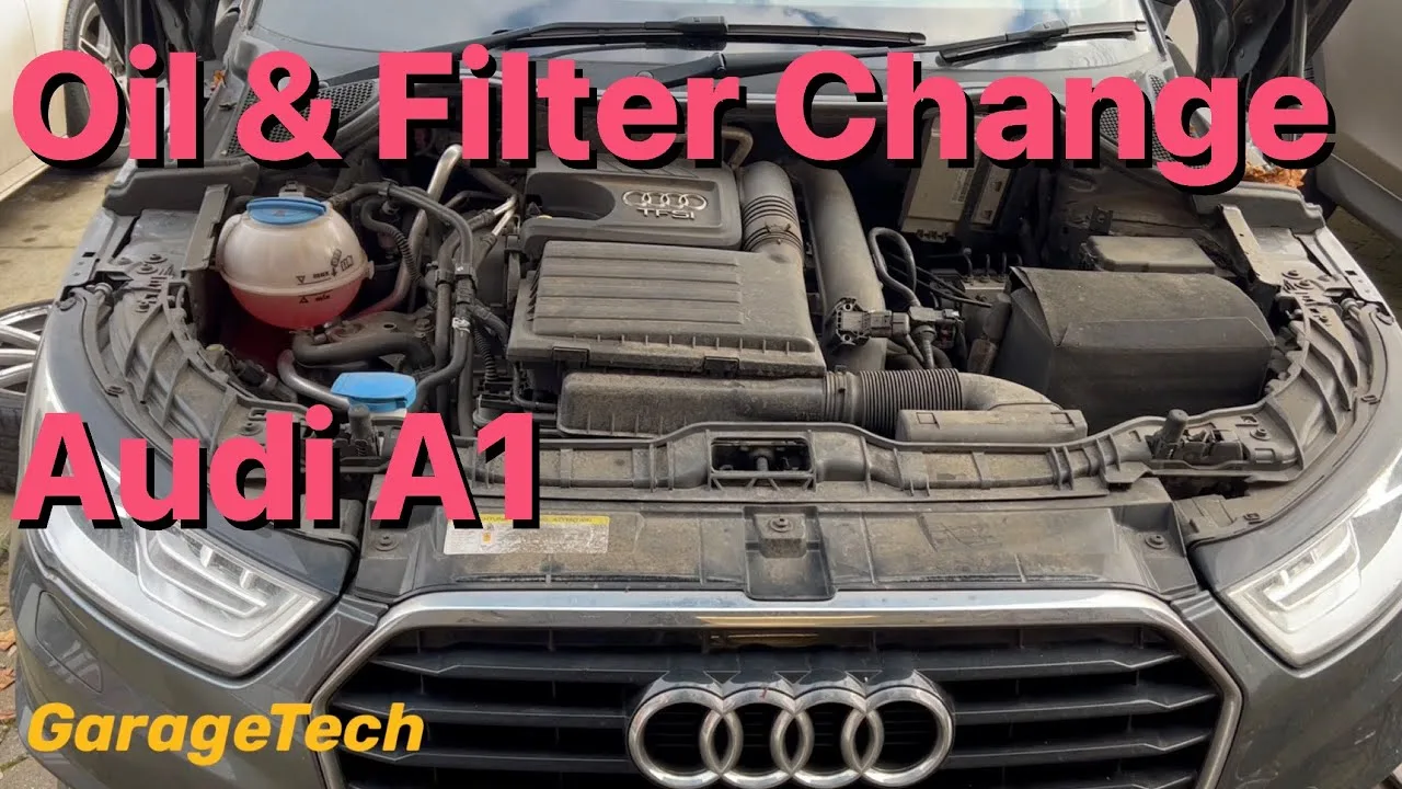 Comment changer l’huile et le filtre Audi A1 1.4 TFSI 2013 – 2018. DIY à la maison, changer son huile et son filtre