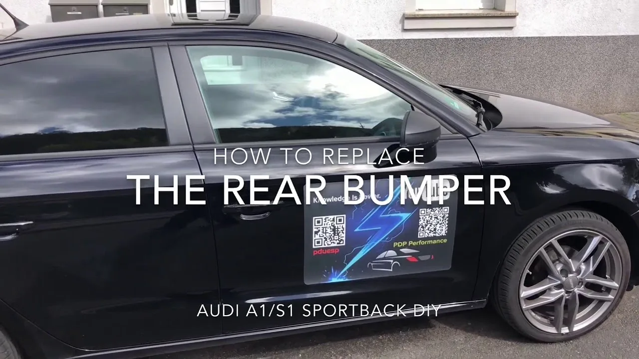 Comment remplacer votre pare-chocs arrière Audi A1 Sportback assembler et démonter les pare-chocs de voiture DIY