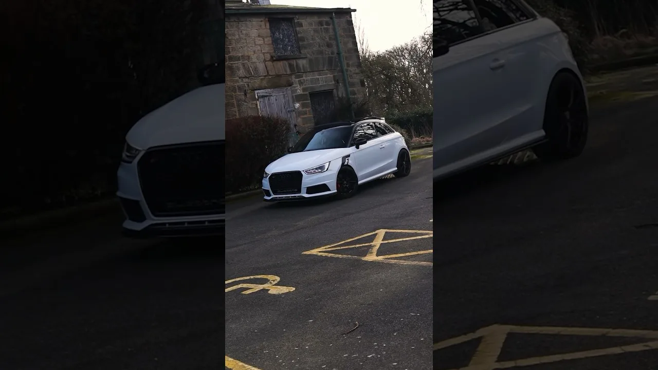 Stage 2 Audi S1 with Porsche brakes! #youtubeshorts #cars #videography