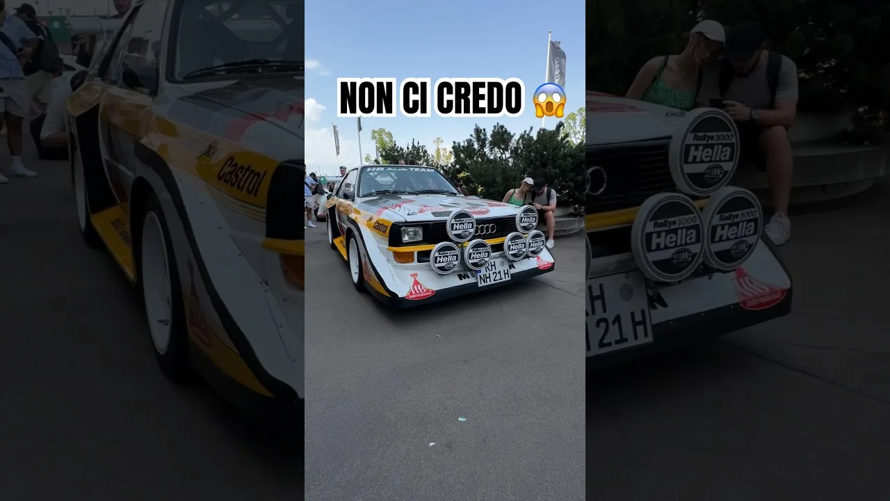 Ho TOCCATO una VERA AUDI S1 😱 #audi #gruppob #rally #s1 #audis1 #passionemotori #ultrace #auto