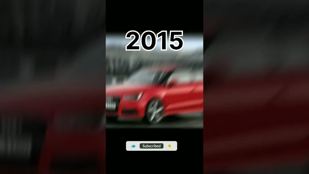 Evolution of Audi A1#shorts #evolution #viral