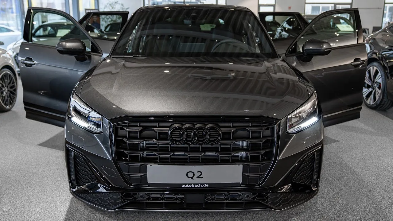 Audi Q2 S line 35 TFSI (150ch) 2023 – Détails intérieurs et extérieurs