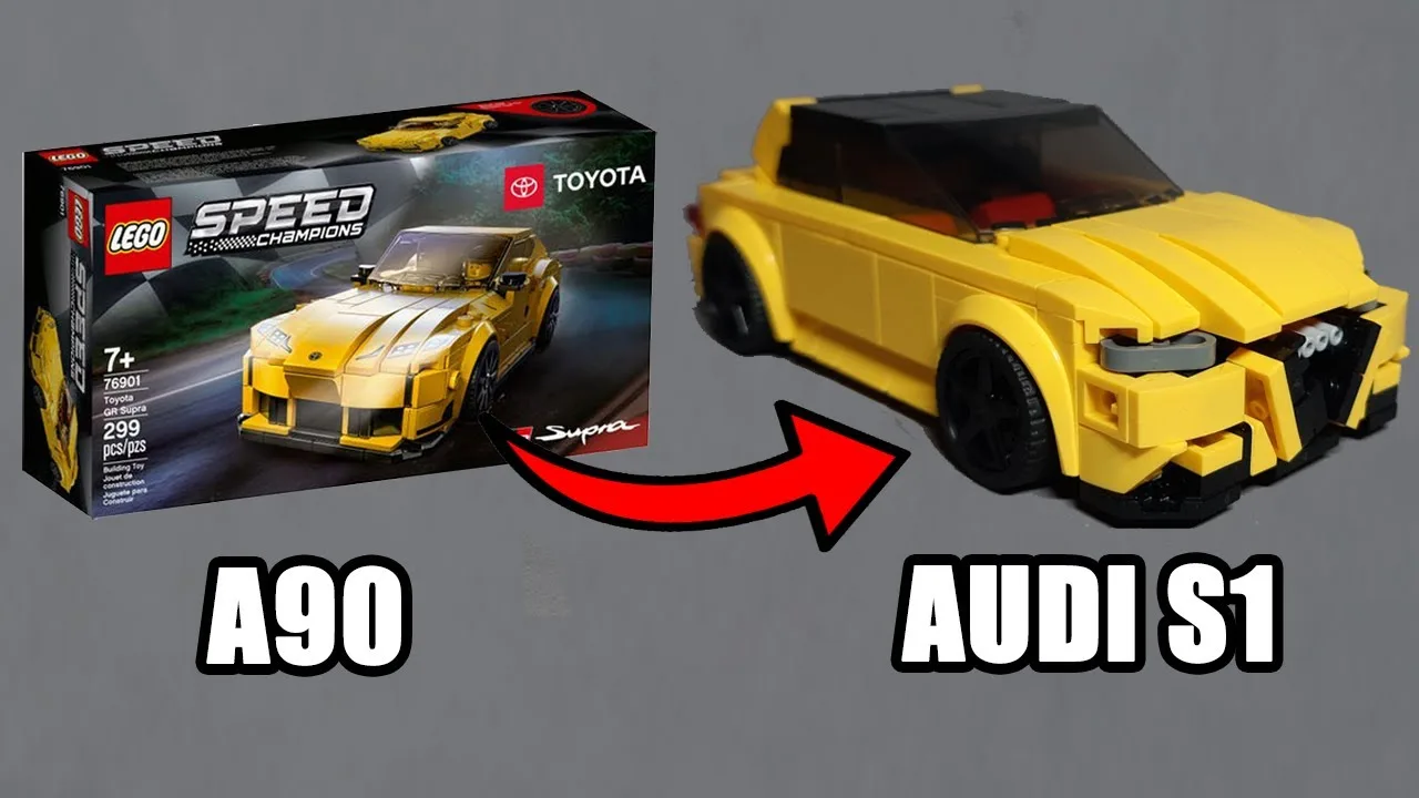 76901 Audi S1 ​​- Instruction MOC alternative Lego Speed ​​Champions