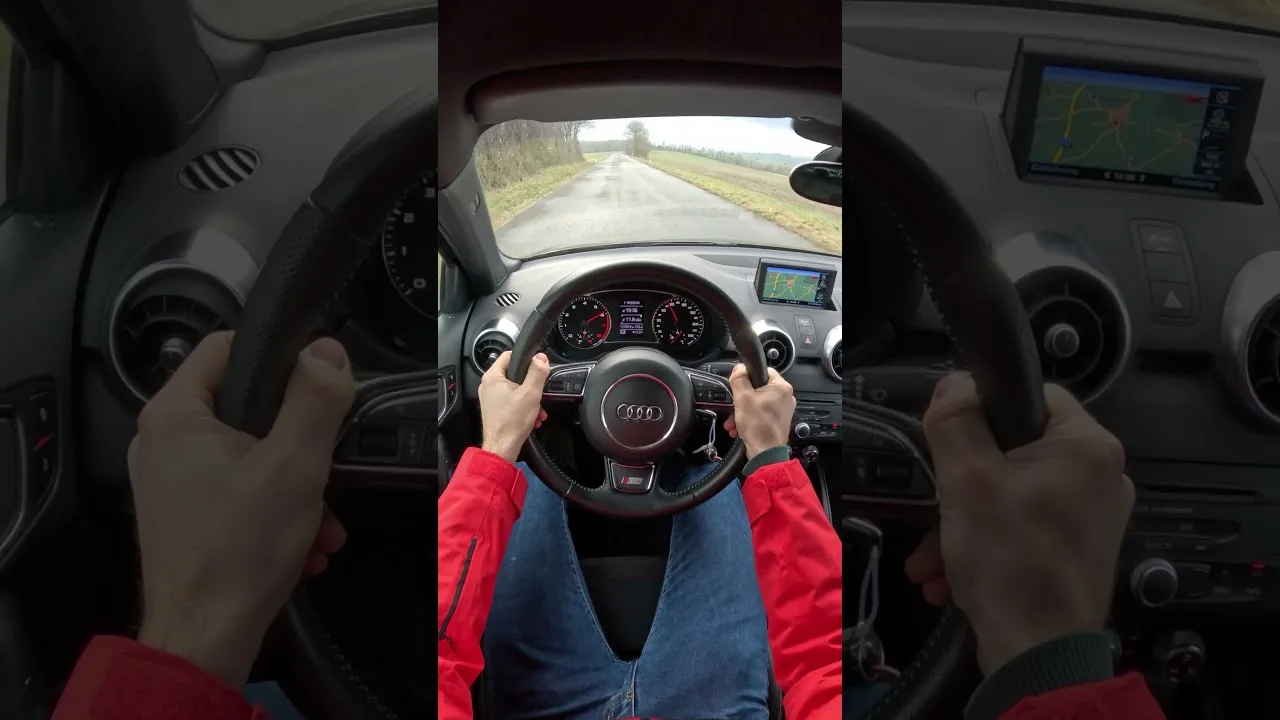 0-100 Audi A1 Sportback 1.4 – 122 HP (2014) #Shorts #Best #acceleration #Speed ​​#quattro #cartok