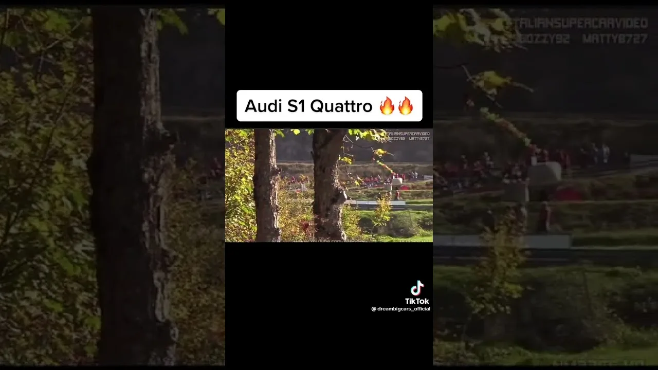Audi Qauttro S1 pure sound #Audi #cars #turbo