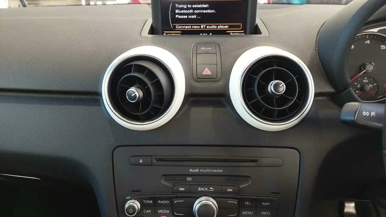 Audi A1 endommagée