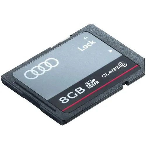 Audi 8R0063827F Carte SD 8 Go