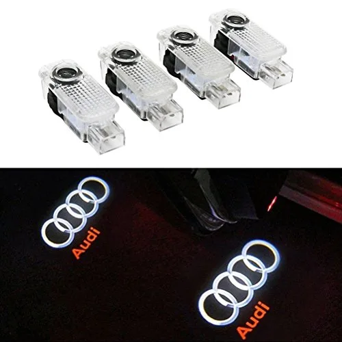 Inlink 4 pièces Auto Porte de Voiture LED Logo projecteur lumière