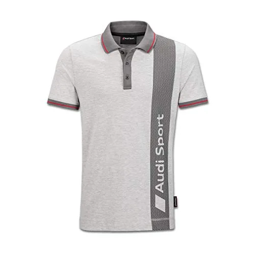 Audi Original Polo de sport pour homme, gris