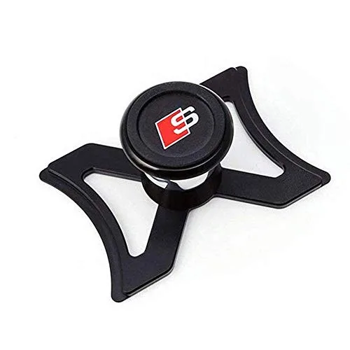 SMARTNAVI Support de téléphone pour Audi A3 / S3 / RS3 Support pivotant à 360 degrés pour téléphone Portable, Berceau magnétique, Support d’évent d’aération pour Voiture (Noir-S)