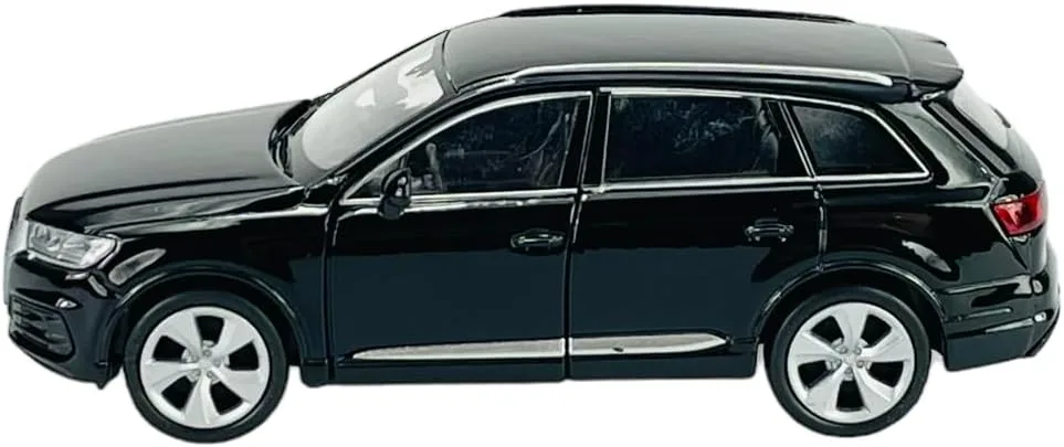Welly AUDI Q7 4M SUV Noir 2ème Génération à partir de 2015 1/34-1/39 Modèle Métal