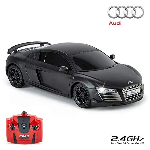 CMJ RC Cars Coche Radio de Contrôle Remoto Negro Audi R8 Gt