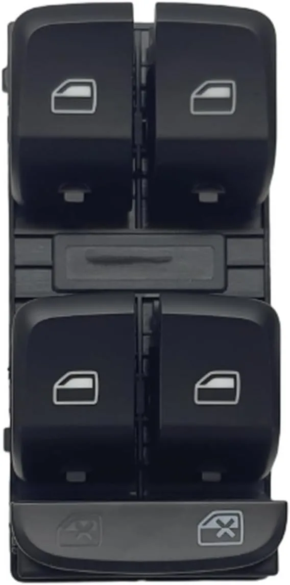 Bouton de commande de lève-vitre, interrupteur noir, pour Audi Q5 A4 S4 A5 S5 B8