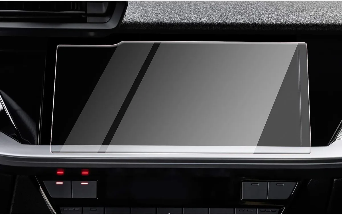 CDEFG Compatible avec Audi A3 8Y Sportback 2020-2023 2024 Protection d’écran tactile en verre trempé anti-traces de doigts, anti-rayures 9H, film GPS transparent HD 10,1&Prime;