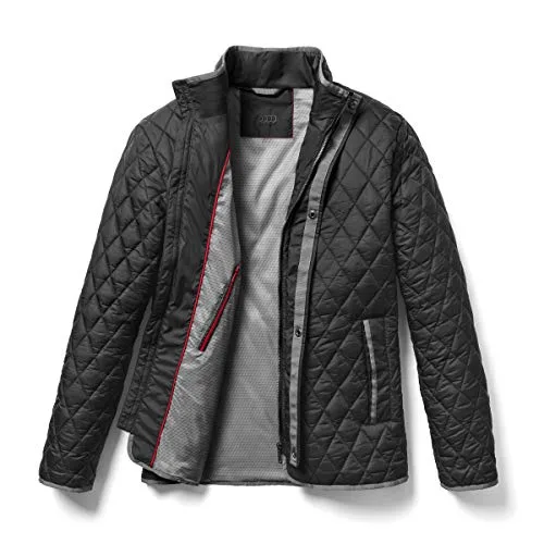 Audi Veste matelassée pour homme Noir  xl