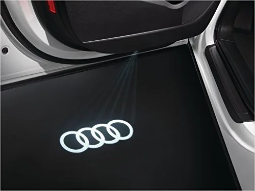 Entrée LED origine Audi Audi Anneaux Inscription Logo Porte Éclairage 4 g0052133g