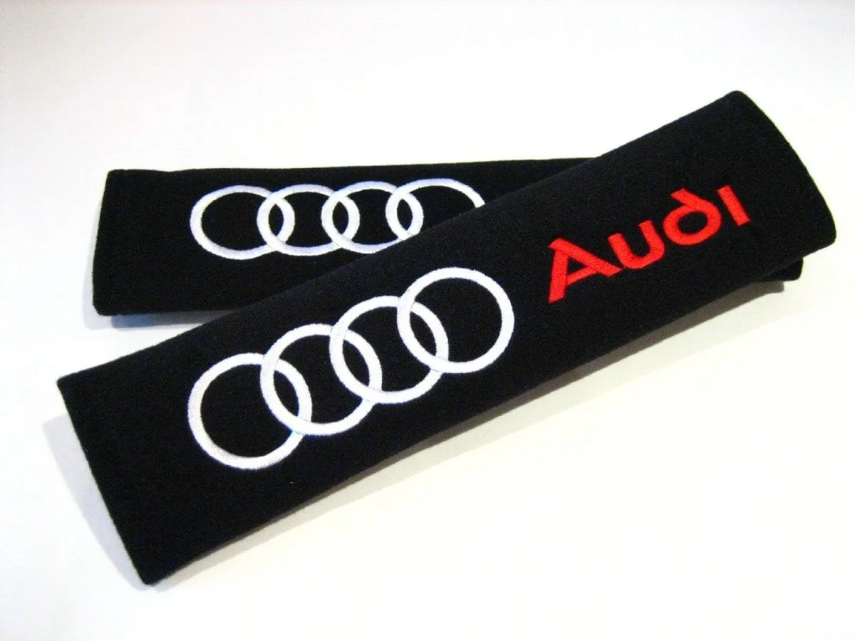 Coussinets de ceinture de sécurité de style course pour A3 A4 A5 A6 TT RS Quattro Q3 Q5 Q7 avant Turbo Allroad E-tron A8 RS4 R8 RS6 RS8 A1 Q2.