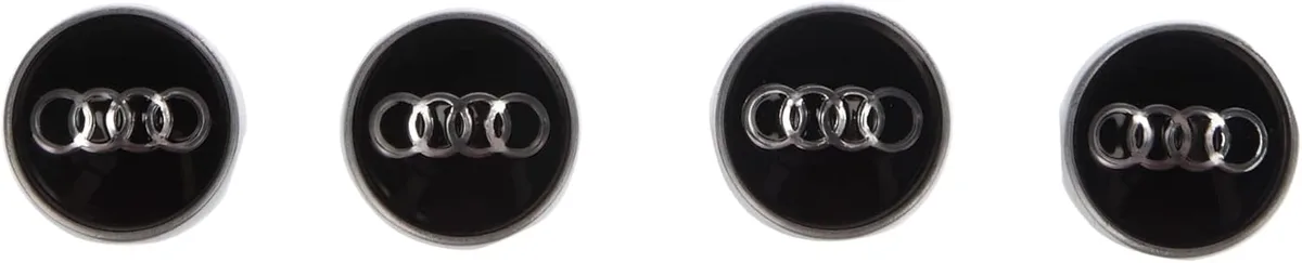 Audi 80A071215 Bouchons de valve universels avec logo