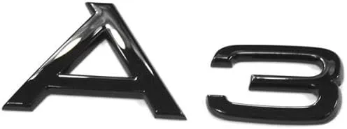 Audi 8Y0071803 Lettre A3 Black Tuning Emblème exclusif Black Edition