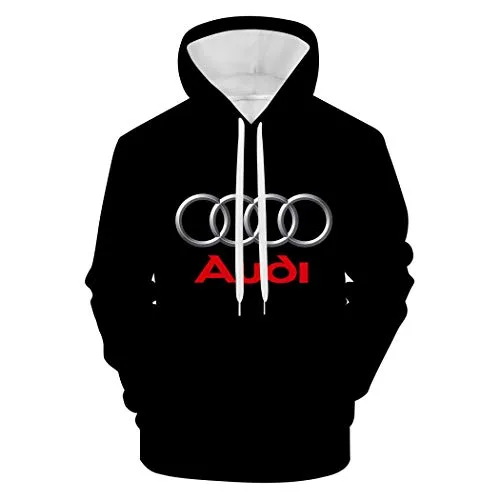 Lemonder A-UDI Sweat-Shirt pour Homme avec Poche en Polaire 3D