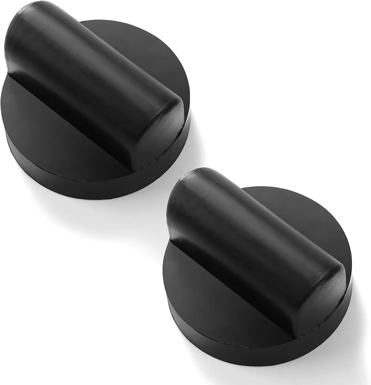 Lyeteung 2 pièces bloc de cric en caoutchouc, coussin en caoutchouc de cric, coussin de cric de levage, bloc de caoutchouc de cric de levage, compatible avec Audi A6 A7 R8 TT
