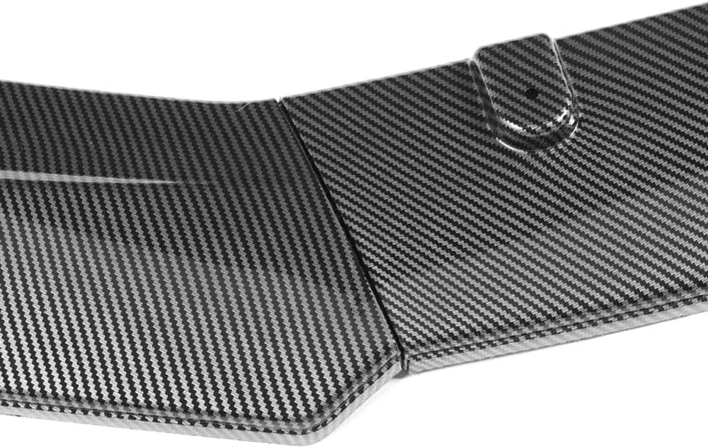 Spoilers Avant De Voiture pour Audi A1 A3 A4 A5 A6 A7 A8 B6 B7 B8 B9 C6 C7 C8 D3 D4 D5 D6, Becquet De Lèvre De Pare-Chocs, Couvertures De Garde De Séparateur De Diffuseur De Jupe, A/Carbonfiberlook