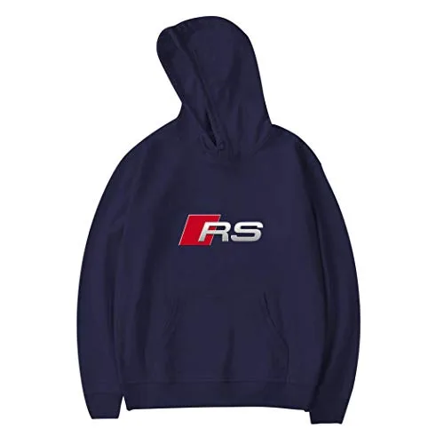 SJUK Au-di RS Line Sweat à Capuche Unisexe pour garçons et Filles