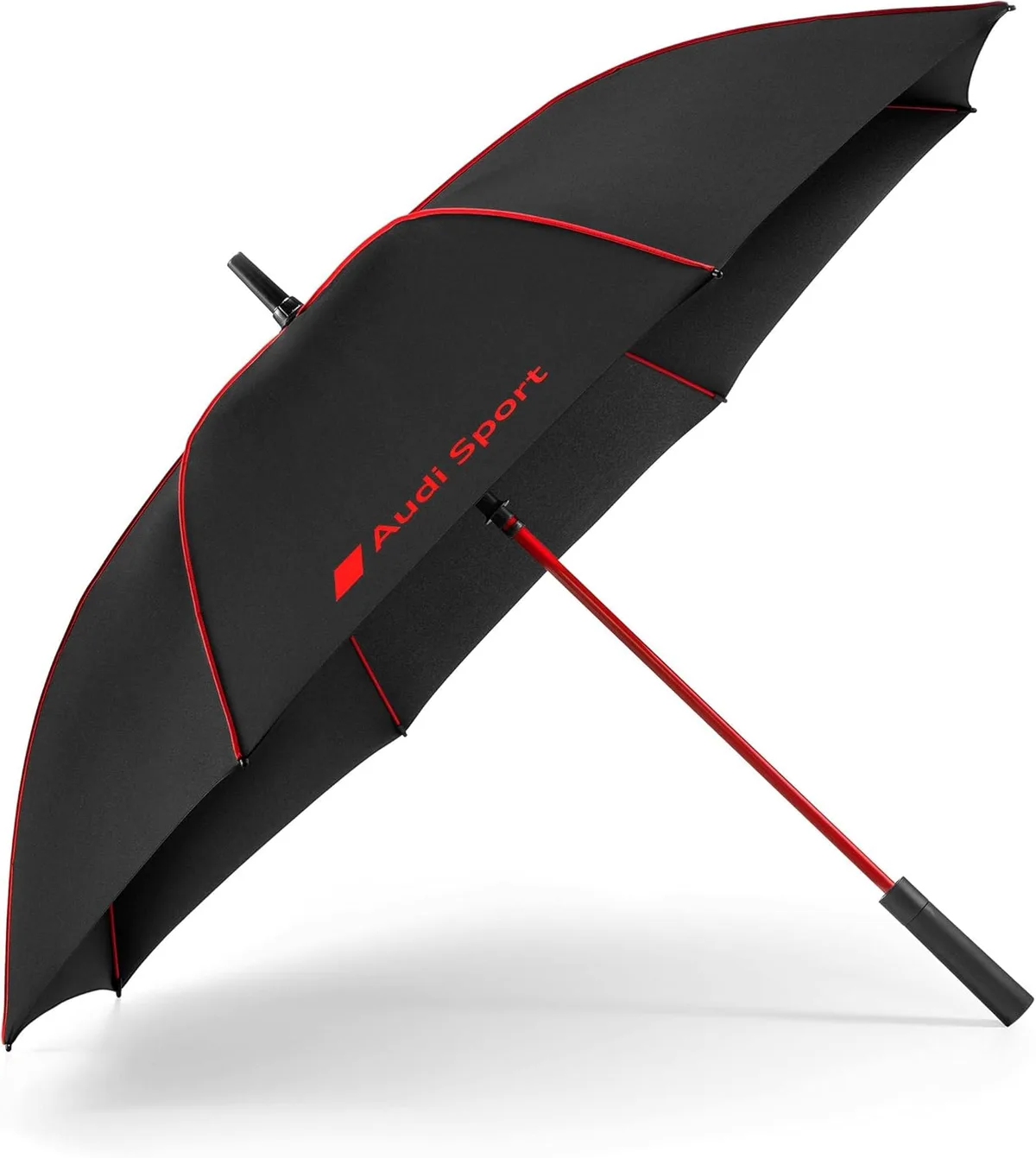 Audi 3122200200 Parapluie Automatique avec Logo Audi Sport Noir/Rouge, Noir, Taille Unique