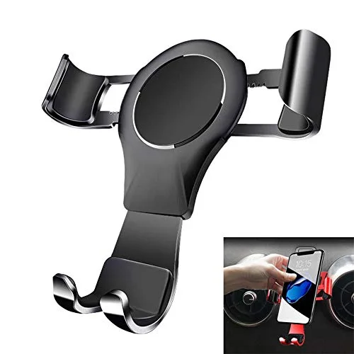 Womdee Support Téléphone Voiture Ventilation Gravité pour Audi A1 / S1, Support de téléphone à évent réglable, spécialement conçu pour Audi A1 / S1
