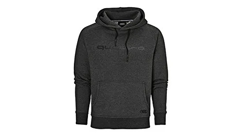 Audi quattro Herren Hoody Gr. L, dunkelgrau – 3131700704