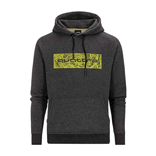 Audi collection – Sweat-shirt à capuche – Homme gris s