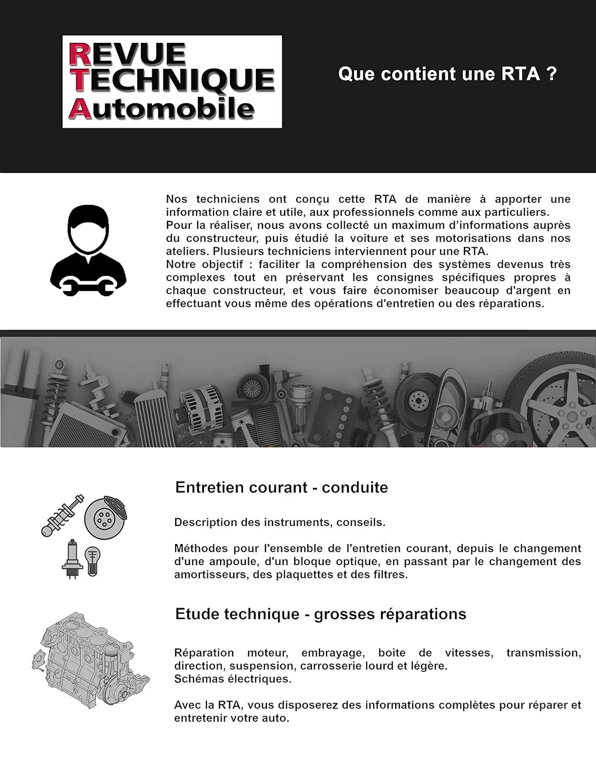 RTA, Audi A3 essence et diesel depuis 05/2005, 1.6 FSi (115 ch) et 2.0 TDI (140 ET 170 ch)