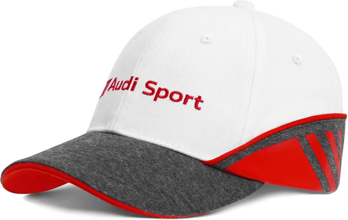 Audi collection Casquette de baseball unisexe pour enfants 3202200600 Blanc 51-53, Blanc.