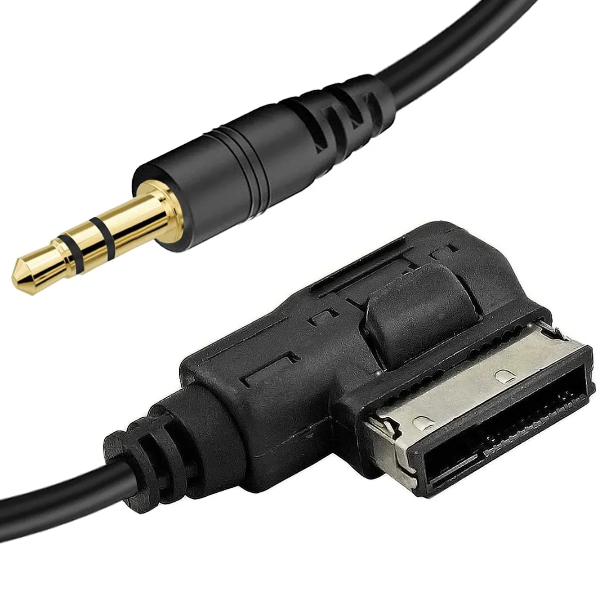 Xiatiaosann Câble AUX AMI MDI MMI pour Adaptateur d’interface Audio de Musique Jack 3,5 mm pour Volkswagen pour Audi A3/A4/A5/A6/A8/Q5/Q7/R8/TT Prise média