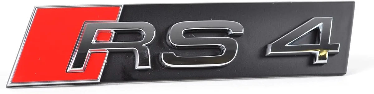 Inscription AUDI ORIGINAL RS4 Emblème de lettrage AUDI RS4 Avant