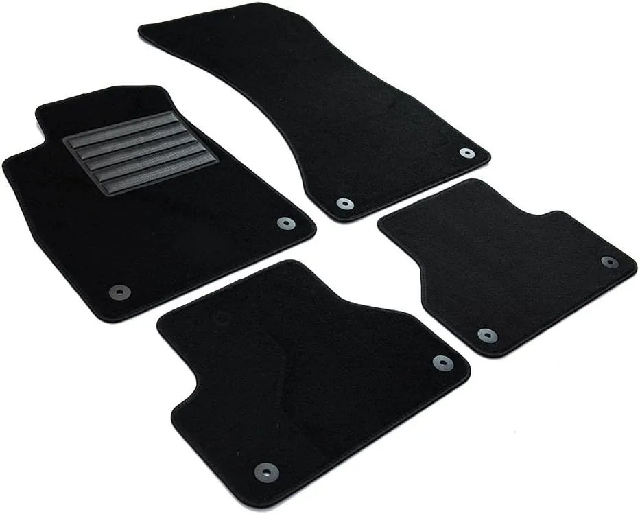 Tapis en velours sur mesure MTM SP-5821 pour Audi A4 (B9) 11.2015>09.2019, noir
