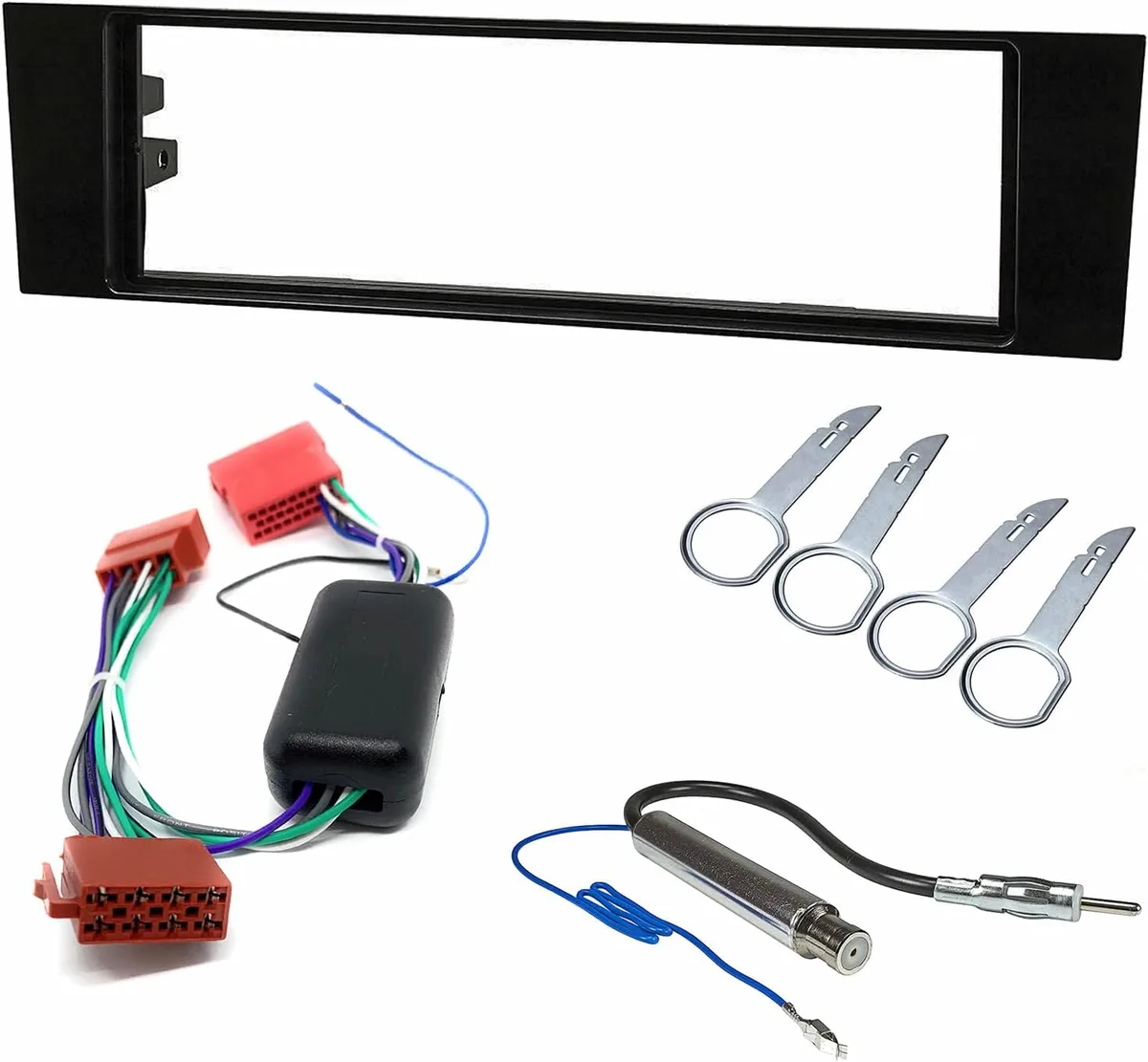 Sound-way – Kit de montage autoradio en façade Compatible avec Audi A3 (8P/8PA) 2003-2008 Système actif – KA11-007
