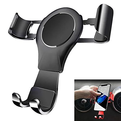Womdee Support de téléphone pour Audi A3 / S3 2013-2019 Compatible avec iPhone XR/XS Max/XS/X/8/8 Plus/7/7 Plus, Galaxy S10/S10 Plus/S9/Note