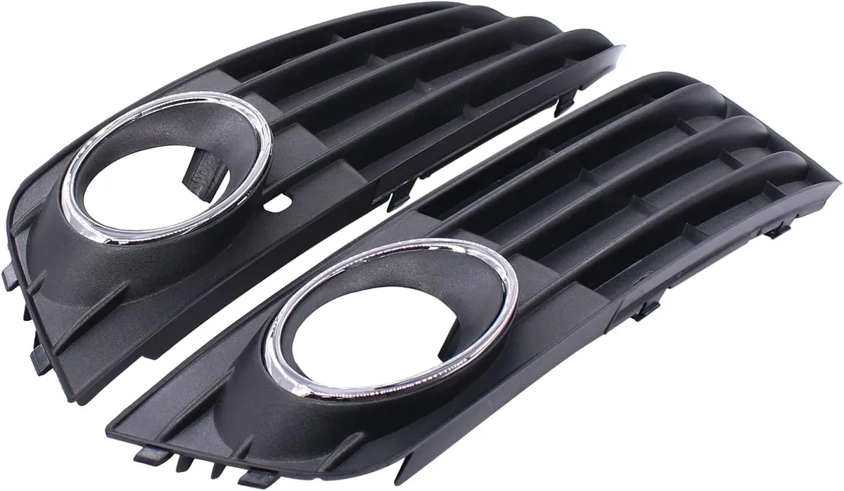 HouYeen 2 pièces Grille de Pare-Chocs Avant pour A-udi A4 B8 2009-2012 Gauche et Droite Noir