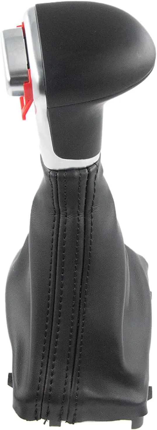 cantondz Pommeau de levier de vitesse Bouton de déverrouillage de vitesse avec guaiter 4G1713139 8KD713139 Compatible avec Audi A3 8P A4 8K A5 8T A6 4F C6 Q5 8R